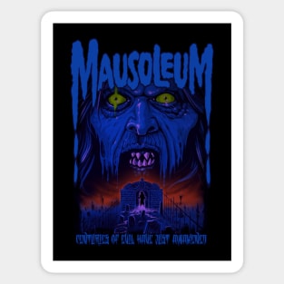 Mausoleum, Classic Horror, (Version 1) Sticker